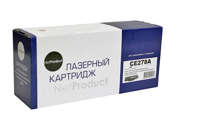 Картридж NetProduct (N-CE278A) для HP LJ Pro P1566/P1606dn/M1536dnf, 2,1K (Поврежд. упак.)