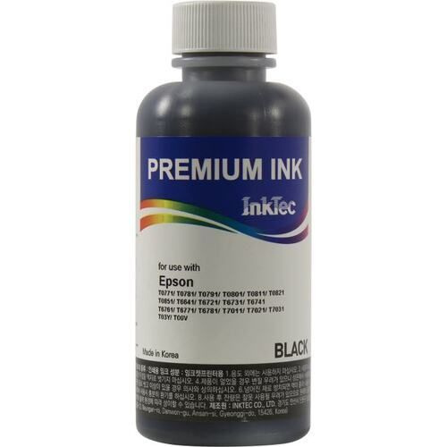 Чернила InkTec (E0010) для Epson R270 (T0821), Bk, 0,1 л. (ориг.фасовка)