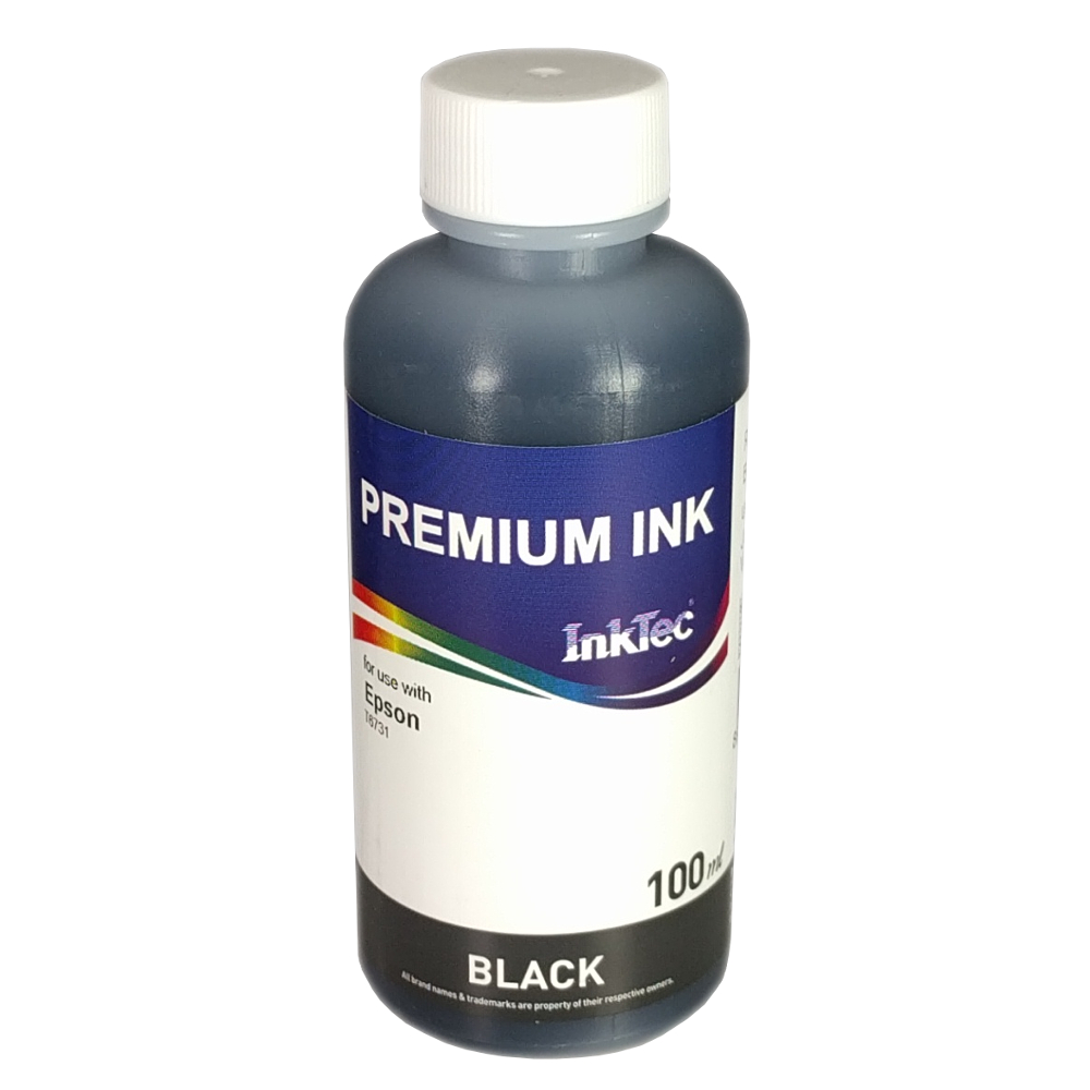 Чернила InkTec (E0017) для Epson L800/L1800 (T6731/ T6741), Bk, 0,1 л. (ориг.фасовка)