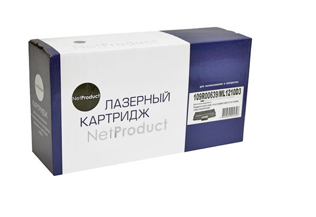 Картридж NetProduct (N-ML-1210D3) для Samsung ML-1210/1250/Xerox Phaser 3110, 2,5K(Пов.уп)