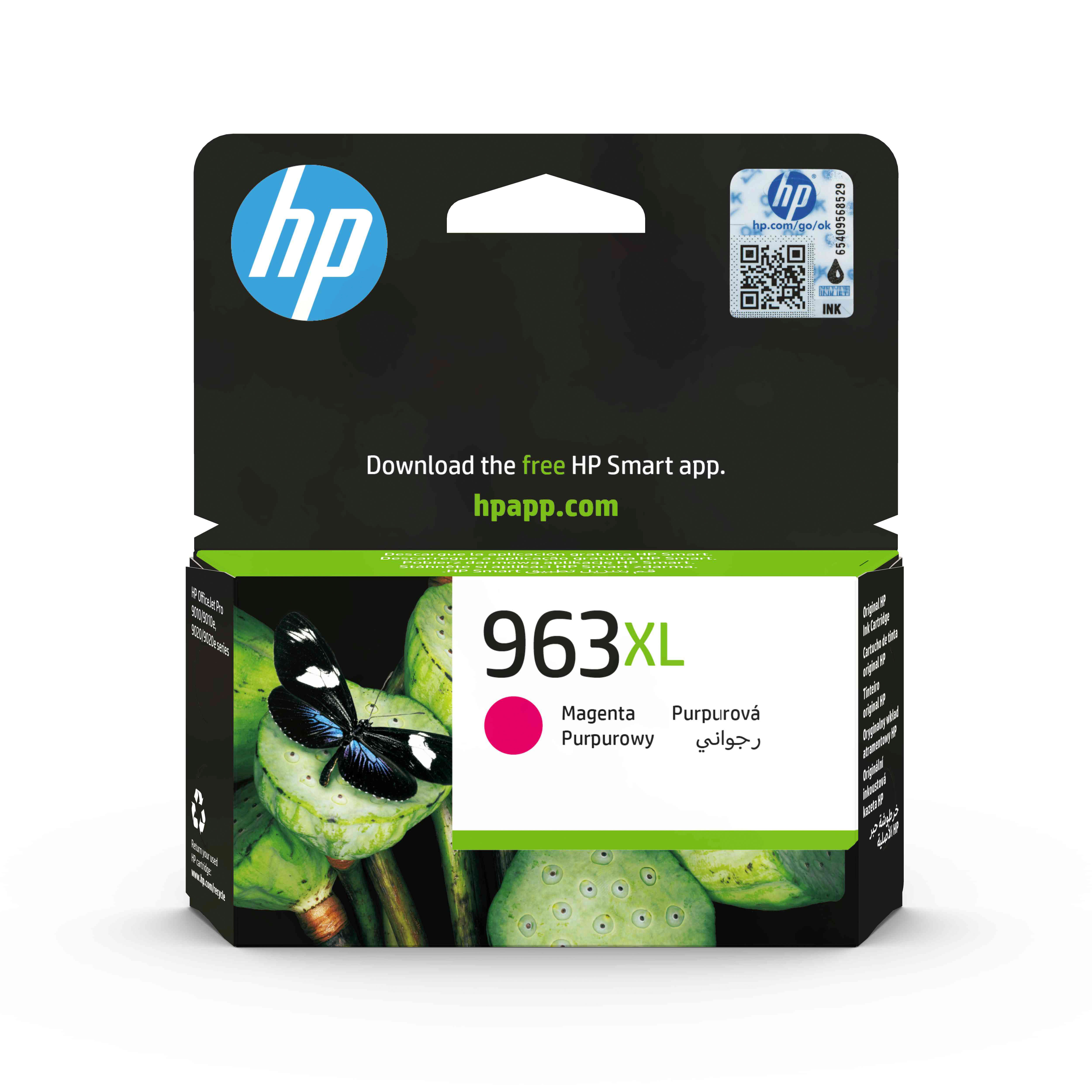 Картридж 963XL для HP OfficeJet Pro 901x/902x/HP, 1,6К (О) пурпурный 3JA28AE