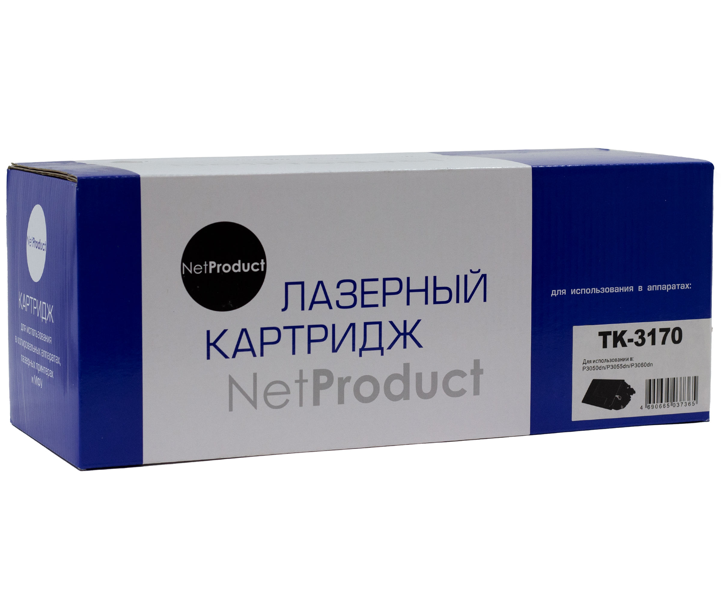 Тонер-картридж NetProduct (N-TK-3170) для Kyocera P3050dn/P3055dn/P3060dn, 15,5K, с/ч