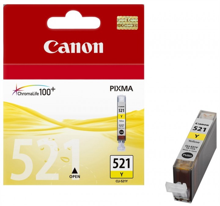 Картридж Canon PIXMA iP3600/iP4600/MP540 (O) CLI-521, Y