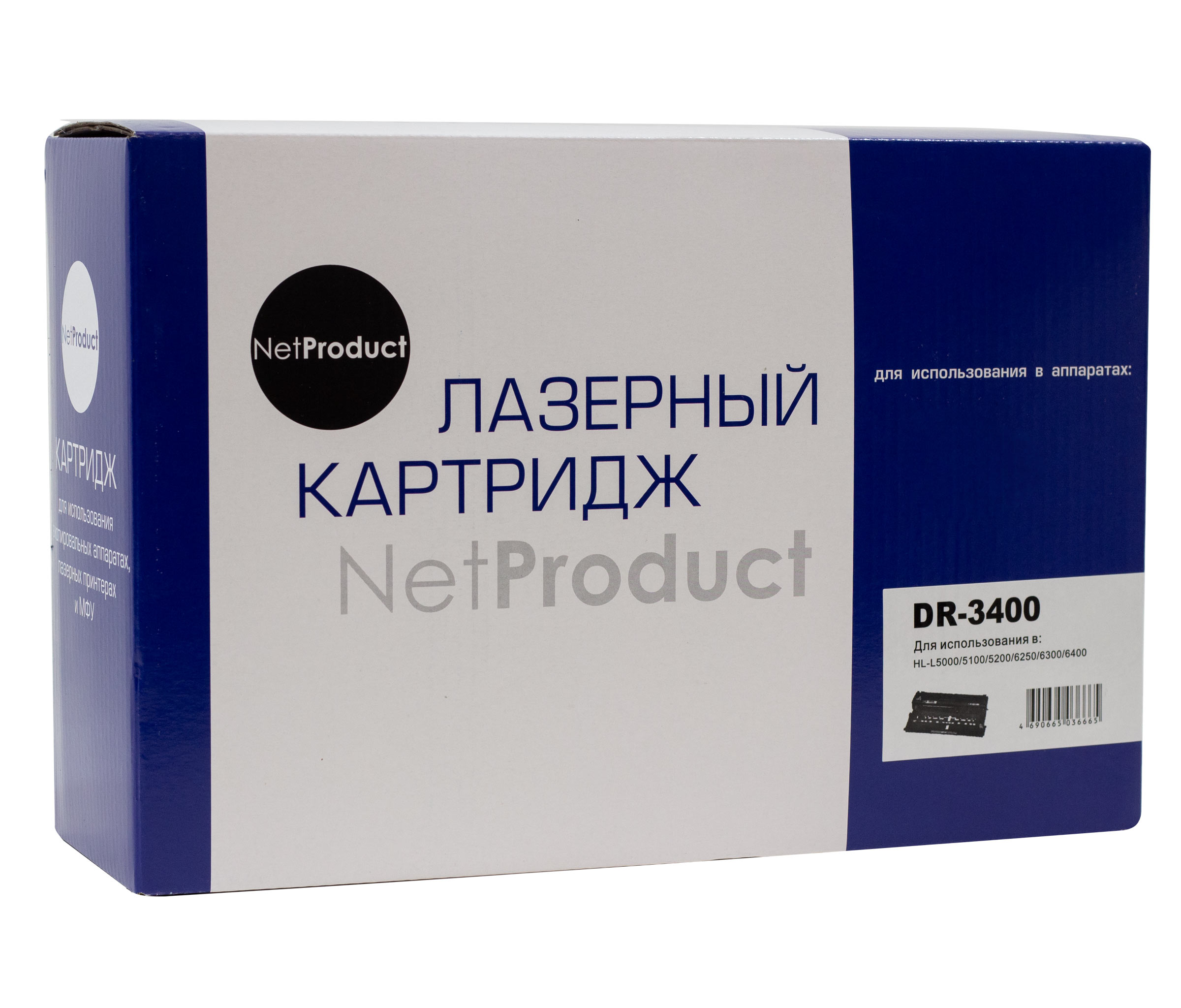 Драм-юнит NetProduct (N-DR-3400) для Brother HL-L5000/5100/5200/6250/6300/6400, 30K