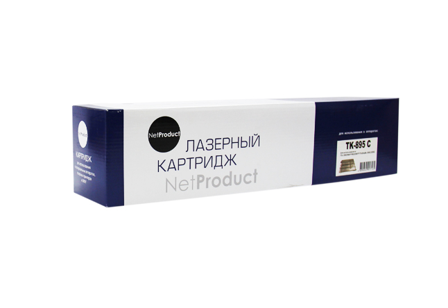 Тонер-картридж NetProduct (N-TK-895C) для Kyocera FS-C8025MFP/8020MFP, C, 6K