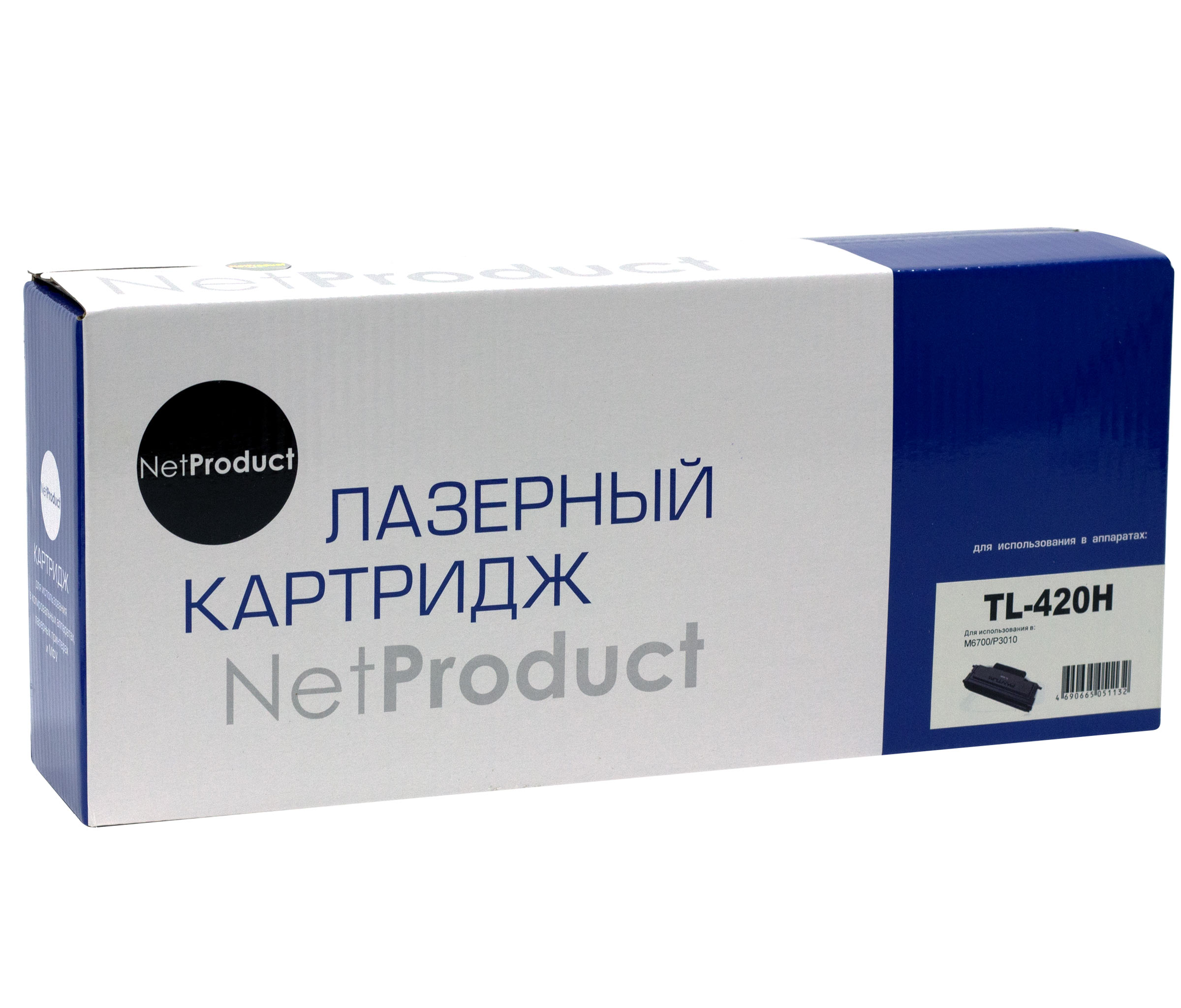 Тонер-картридж NetProduct (N-TL-420H) для Pantum M6700/P3010, 3К