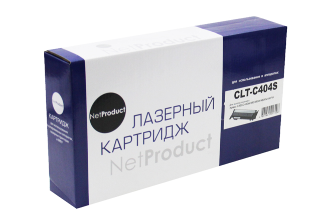 Тонер-картридж NetProduct (N-CLT-C404S) для Samsung Xpress C430/C430W/480/W/FN, C, 1K