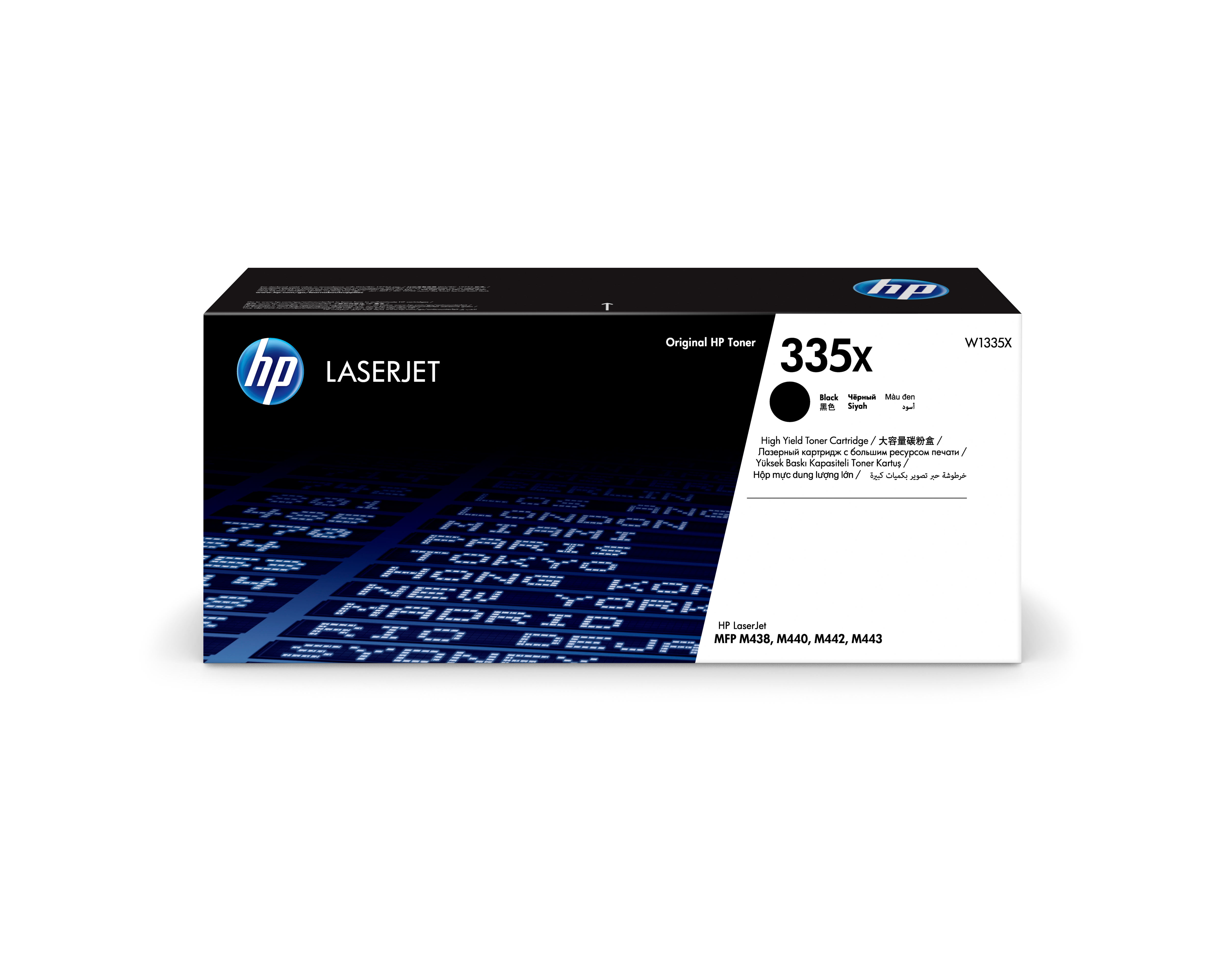 Картридж лазерный HP 335X для HP LJ MFP M438n, 13,7К (О) чёрный W1335X