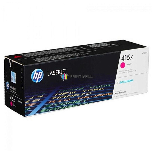 Тонер-картридж 415X для HP LJ M454/MFP M479, 6К (O) малиновый W2033X