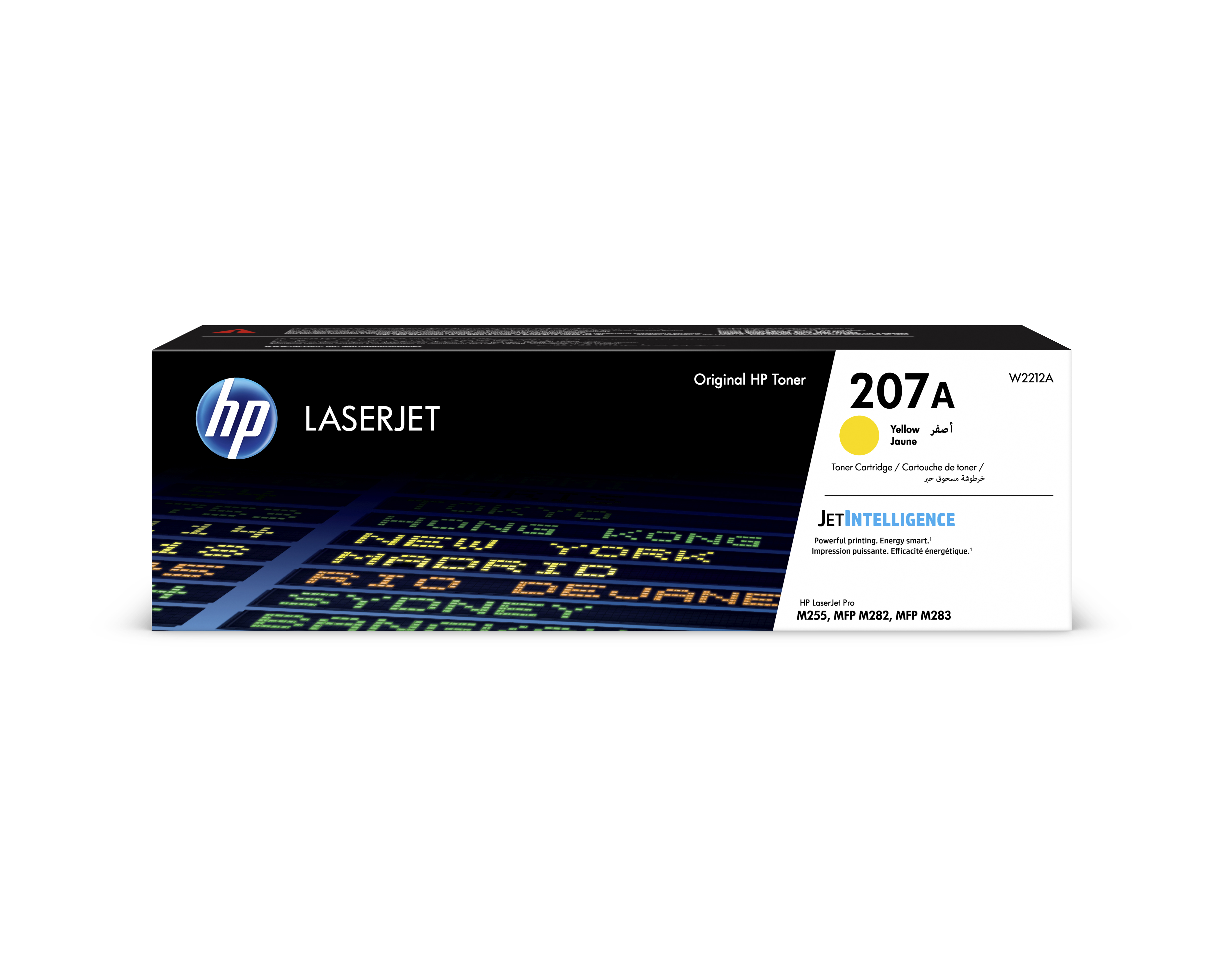 Картридж лазерный HP 207A для HP M255/MFP M282/M283, 1,25К (О) жёлтый W2212A