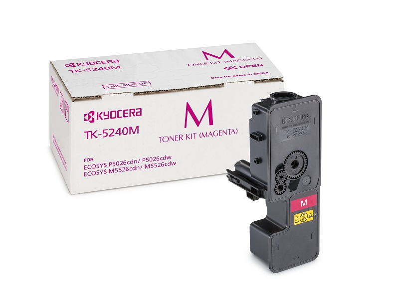 Тонер-картридж TK-5240M Kyocera Mita P5026cdn/cdw, M5526cdn/cdw, 3К  малиновый 1T02R7BNL0