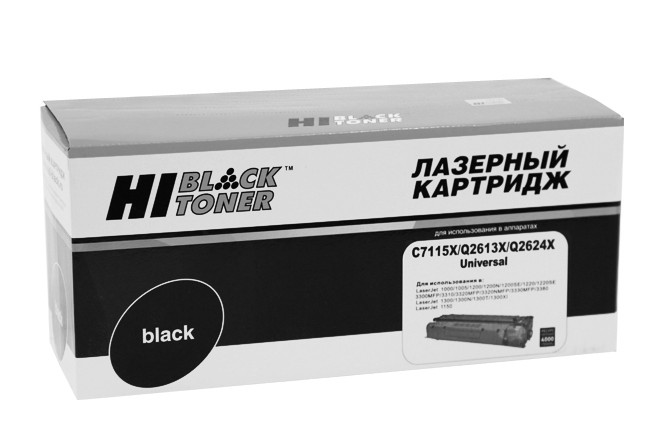 Картридж Hi-Black HB-C7115X/Q2613X/Q2624X для HP LJ 1200/1300/1150, ,4K,П/У