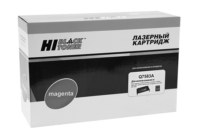 Картридж HP CLJ 3800/CP3505/Canon MF8450 Hi-Black Q7583A, M, 6K, ВОССТАН. Поврежд. уп.