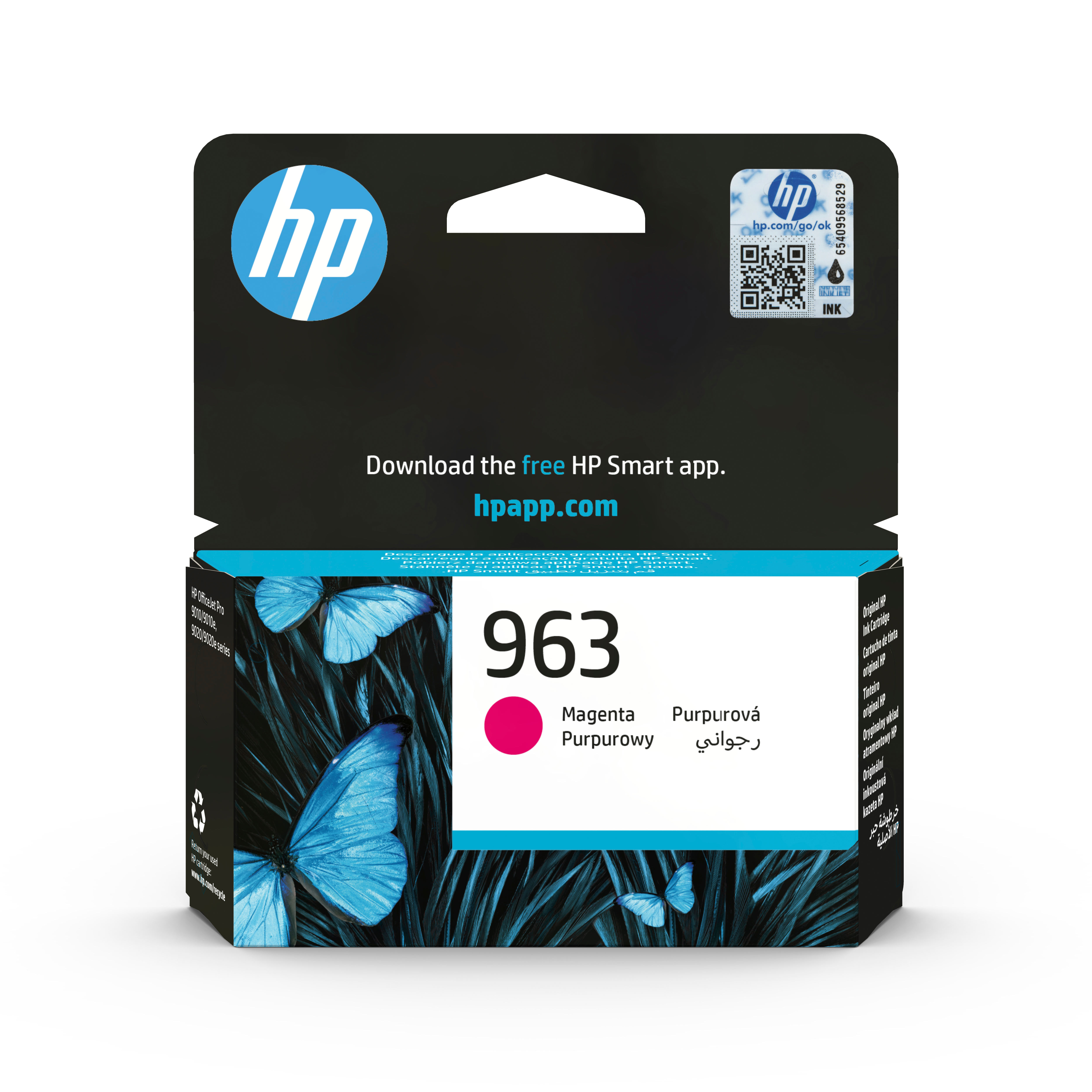 Картридж 963 для HP OfficeJet Pro 901x/902x/HP, 0,7К  пурпурный 3JA24AE