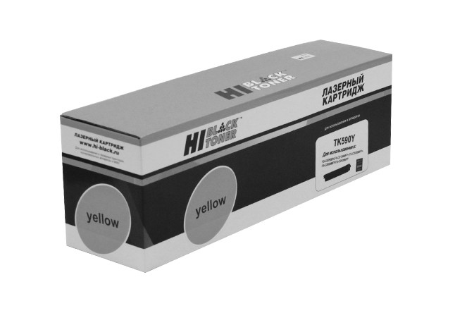 Тонер-картридж Hi-Black (HB-TK-590Y) для Kyocera FS-C5250DN/C2626MFP, Y, 5K (Повр. упак.)