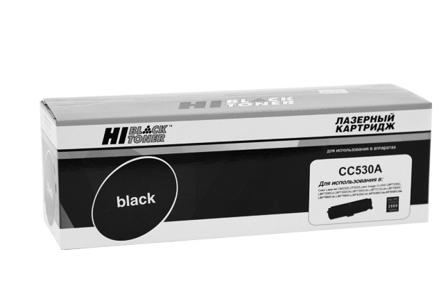 Картридж Hi-Black (HB-CC530A/№ 718) для HP CLJ CP2025/CM2320/Canon LBP7200, Bk, 3,5K (П/У)
