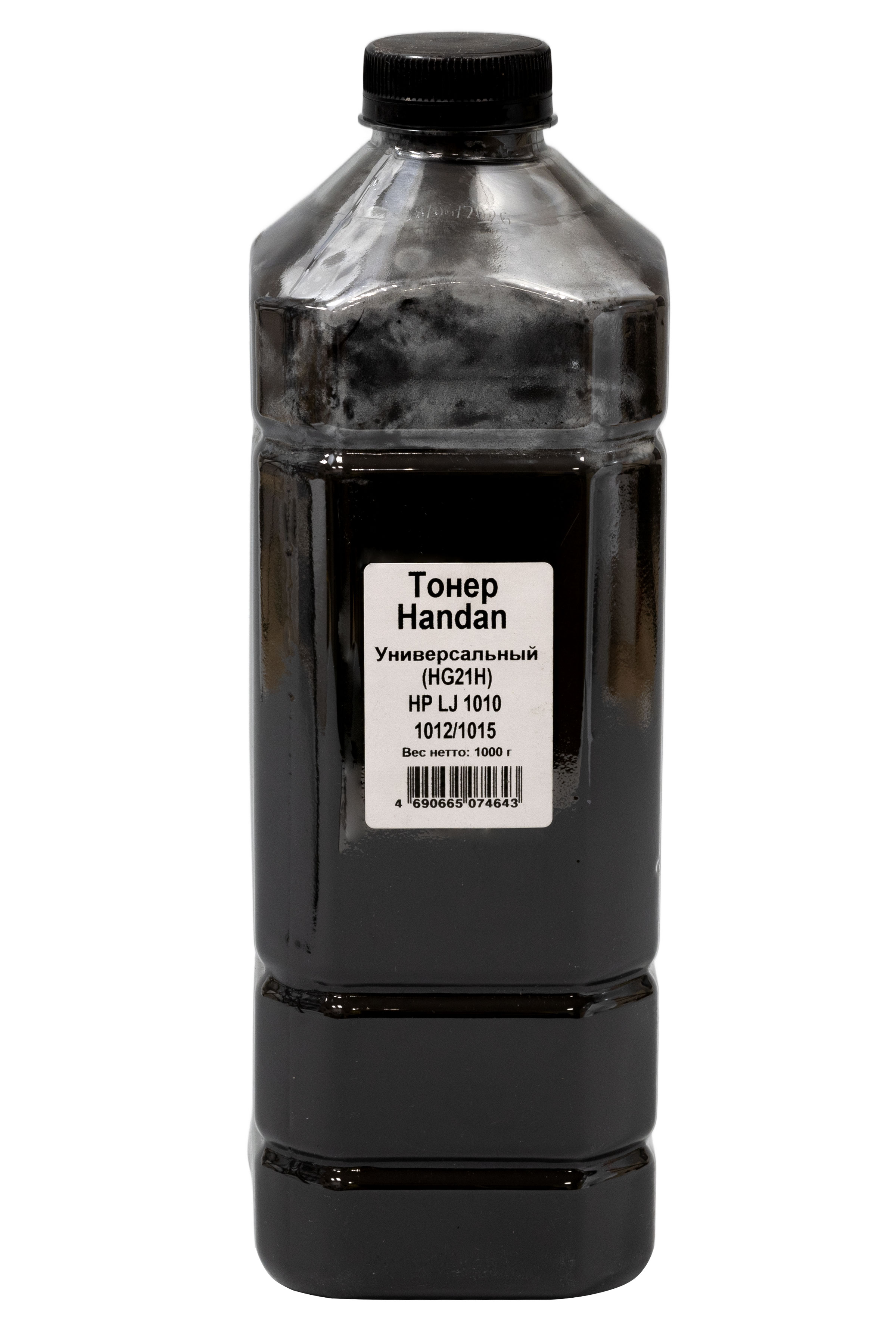 Тонер HANDAN (HG21H) универсальный для HP LJ 1010/1012/1015, Bk, 1кг, канистра