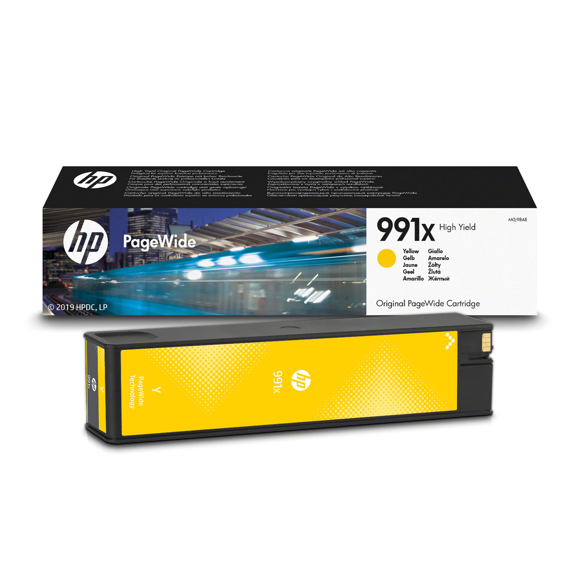 Картридж струйный 911X  для HP PW Pro 755/772/777, 16000мл  жёлтый M0J98AE